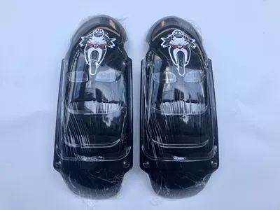 Storage Box Knight Car 125, Motorcycle bumper - black-single-front-panel-two