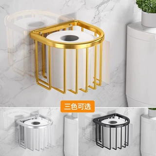 厂家供应金色厕所纸巾盒挂架卫生间放卫生纸抽纸厕纸卷纸收纳架
