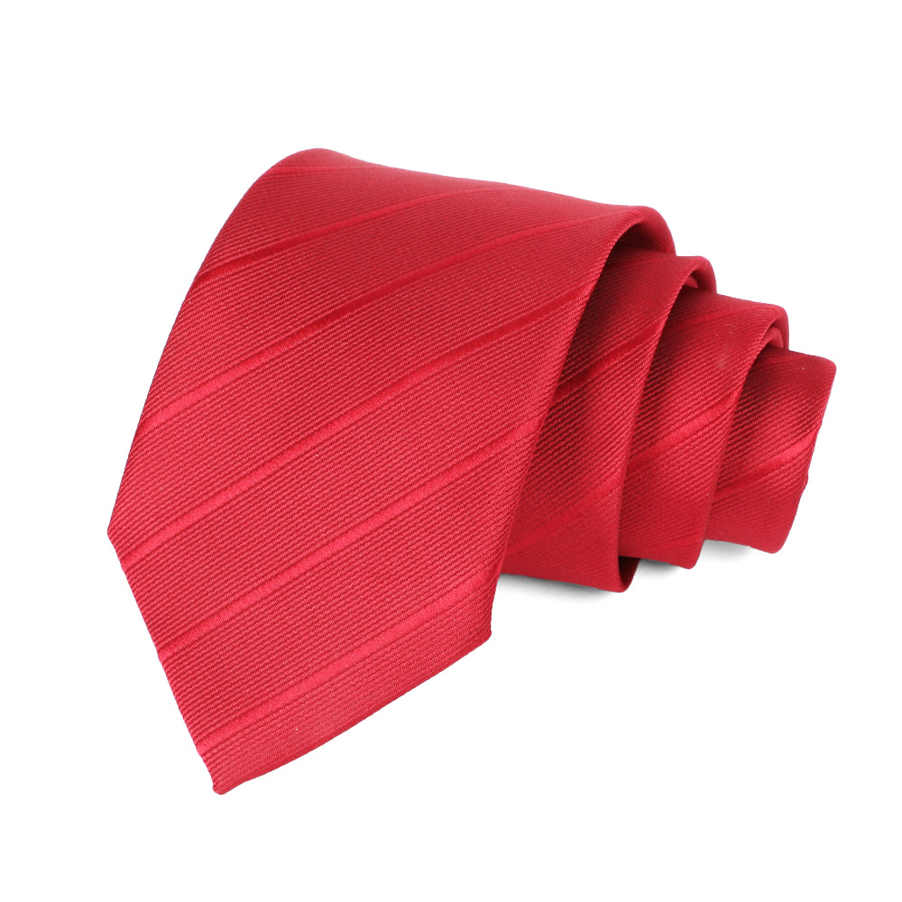 Corbata de hombre 8cm para hombre, bordado jacquard de alta calidad para hombre, corbata de negocios, corbata de seda de poliéster, fábrica al por mayor