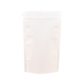 White Kraft paper tea eight-sided sealing bag packaging bag aluminized food self-sealing bag self-supporting organ bag factory wholesale