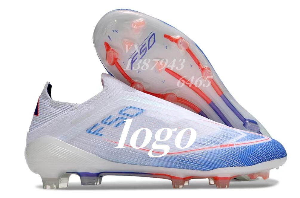 Putian fabricante al por mayor comercio exterior transfronterizo 2024 nuevo estilo X serie F50 zapatos de fútbol profesionales para hombres fg clavo