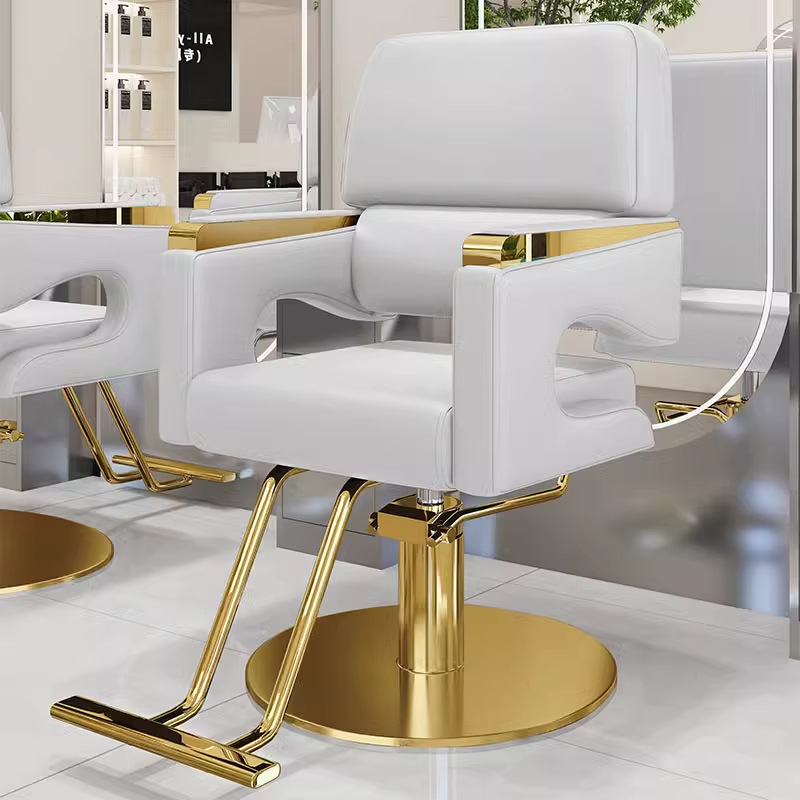 Red famosa nueva silla de peluquería silla de salón de peluquería especial elevación giratoria de moda corte de cabello asiento de permeación image 29