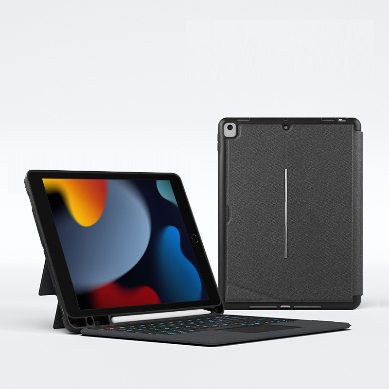 iPad 10.2inch Backlit Keyboard Tablet Protective Case 9/8/7 Generation Air3 10.5Pro Smart Bluetooth
