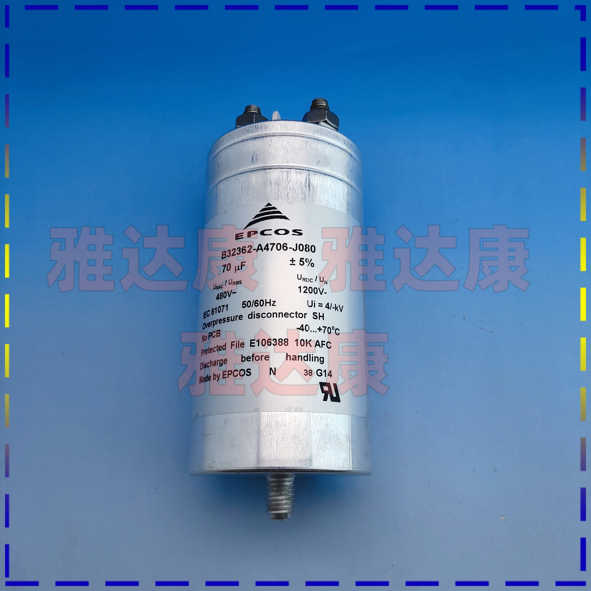 原装EPCOS薄膜电容 480v 70uf B32362-A4706-J080电容 库存2999