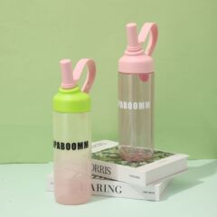 国境を越えたプラスチックカップ透明高颜値ストローカップ大容量シンプルでポータブルなストレートカップ
