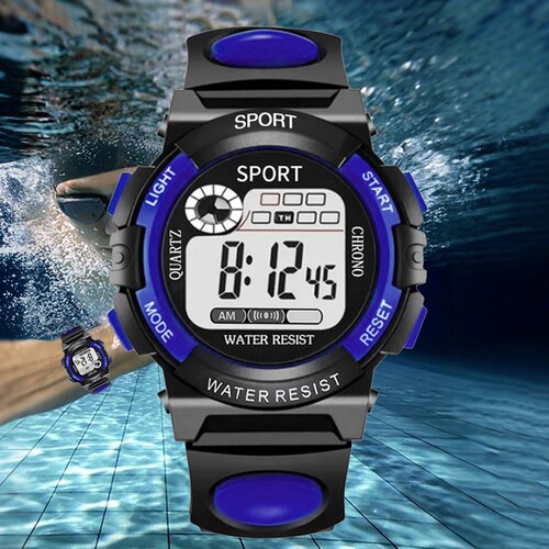 Children's Alarm Clock Digital Watch for Girls Trendy Fashion Girls Waterproof Glow-in-the-Dark Sports Multi-Function Women's Mechanical Watch In Stock
