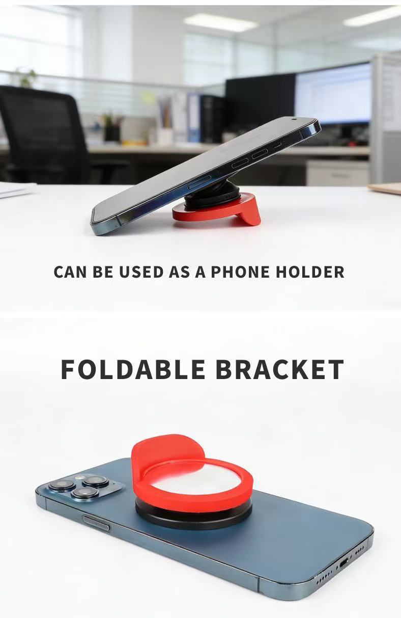 Magsafe Mobile Phone Selfie Mirror Magnetic Suction Cup Holder Suitable for iPhone Photo and Video Assistance Convex Mirror