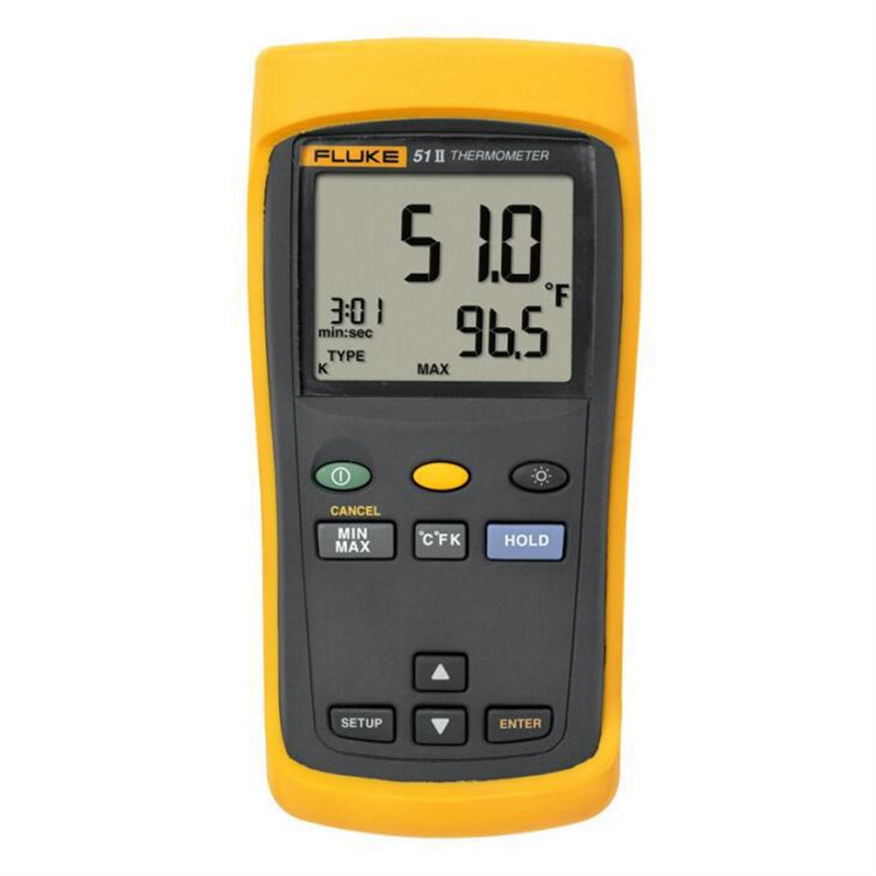 福禄克Fluke 51-II 单通道接触式温度表 Fluke 51-2测温仪
