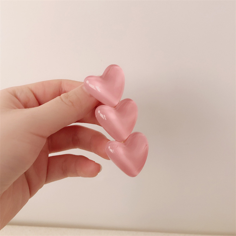 甘い真珠の愛のヘアピンの額の砕髪の前髪の少女の心の王女のヘアピンのかわいいアヒルの口の髪飾り|undefined