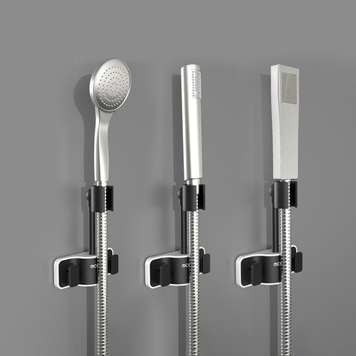 Shower Head Bracket Fixed Base Shower Head Spray Shower Accessories No Drill Rain Shower Bathroom Shower Head Base