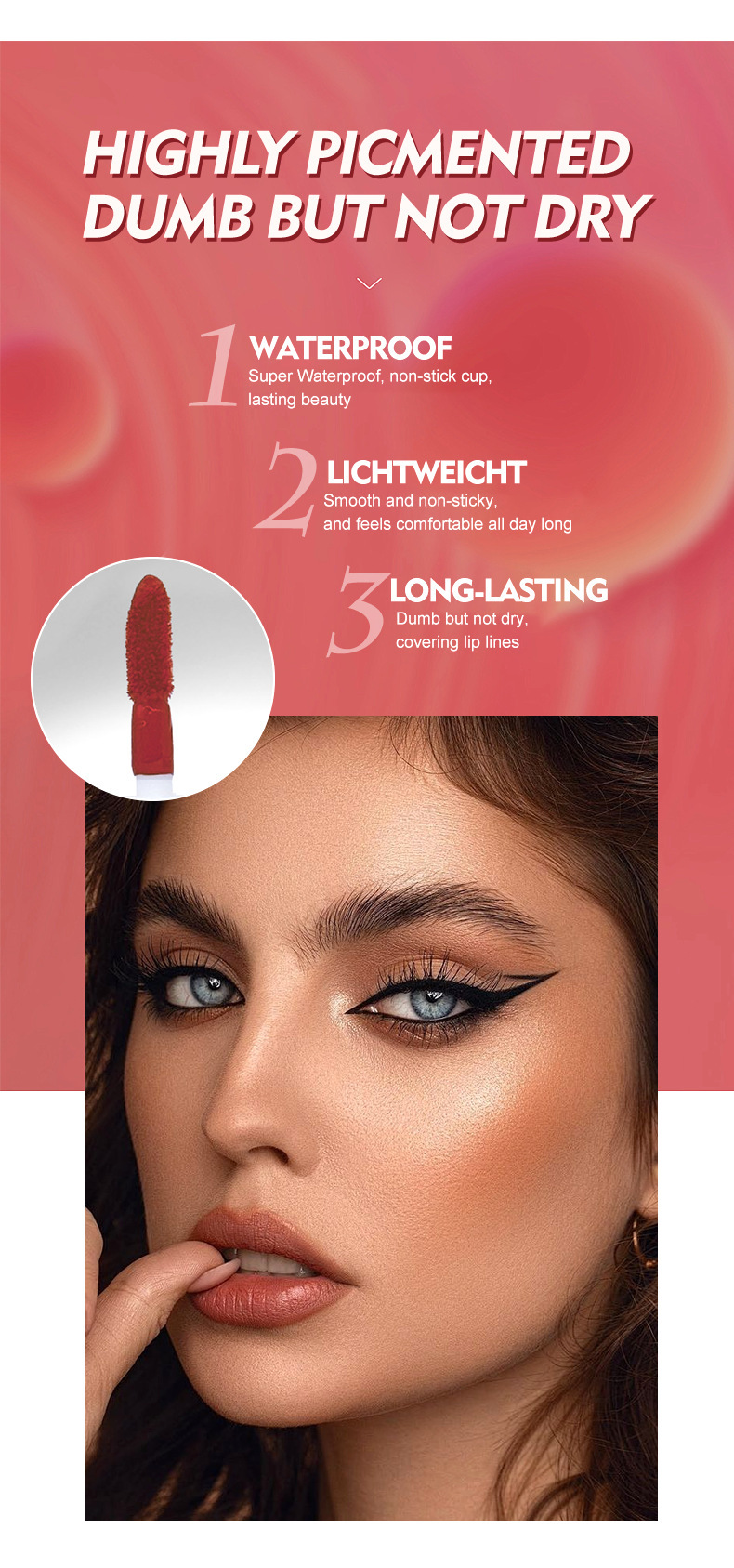 Doppelseitiger Lippenstift Und Lipgloss Für Ein Mattes Finish_voghion.com