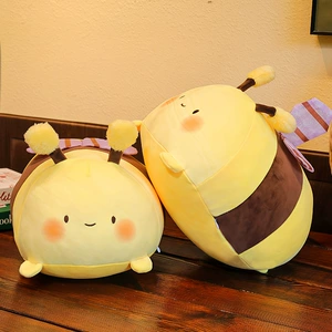 Super soft and elastic little bee plush toy, insect doll, birthday gift, claw machine prize, wholesale