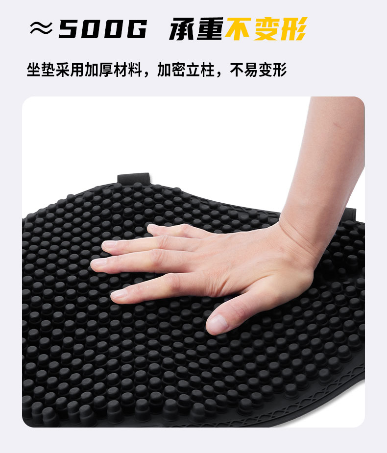 Summer motorcycle silicone seat cushion cover, sun-proof, shock-absorbing, waterproof, ventilated, universal for electric vehicles, breathable and heat-insulating pad