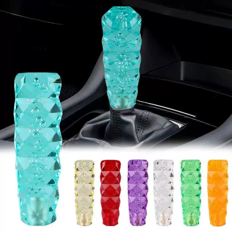 Трансграничная Автомобильная Хрустальная зубчатая головка ручная автоматическая коробка передач Универсальная модификация алмазной головки переключения передач голова палка голова