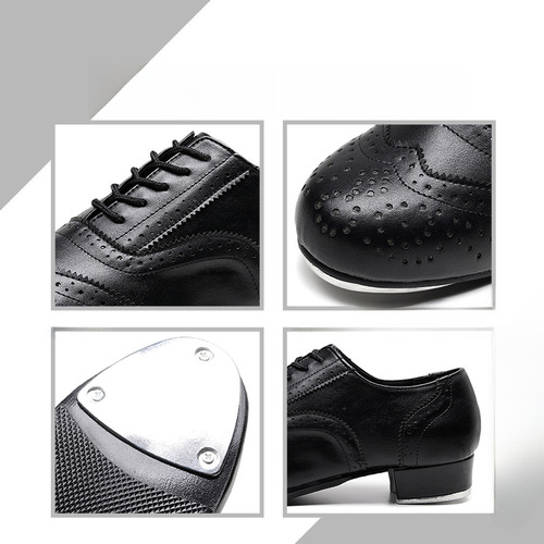 New adult tap shoes for men, children's tap shoes, low-heeled ballroom dance shoes, factory wholesale
