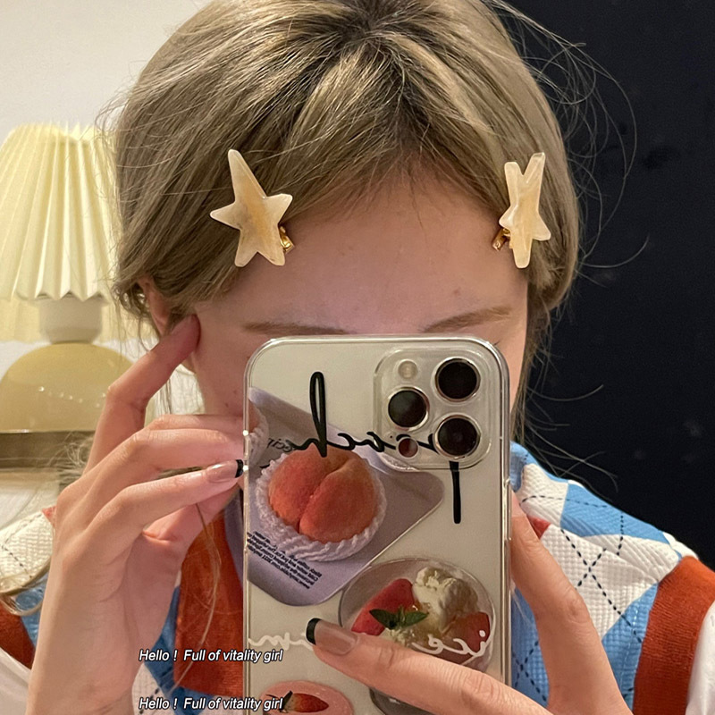 Cute Star Acetic Acid Sheets Hair Clip display picture 4