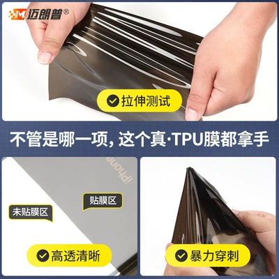wear-resistant blackening film to repair – Car headlight protective film
