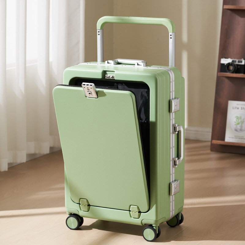 말차 그린(알루미늄 프레임 전면 개구부 + USB 충전 + 컵 홀더)