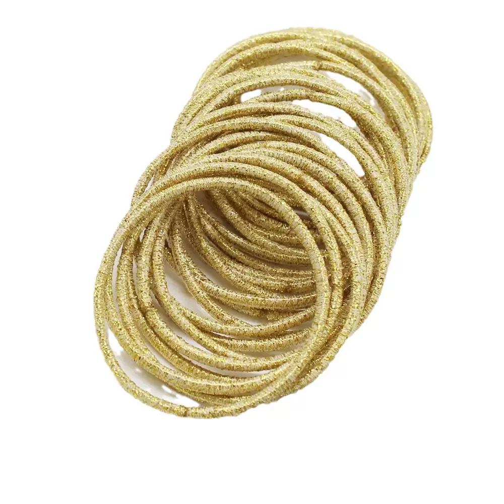 跨境贴标欧美加葱发绳女士时尚弹力发圈运动扎马尾橡皮筋发饰发卡