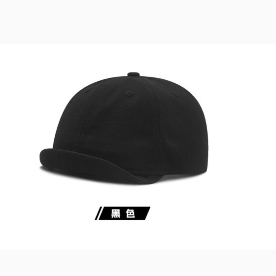 Factory direct short brim hat overturned brim hat men's large ultra short brim small hat face small new fashion soft brim