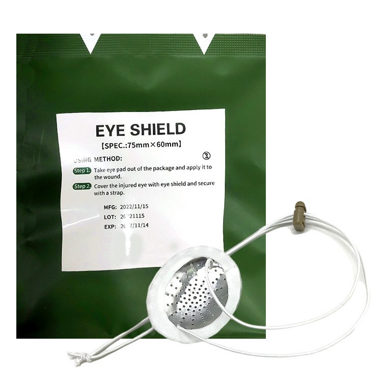 Factory Direct Sales Camping Hard Aluminum Alloy Eye Mask Outdoor Training Metal Emergency Supplies Outdoor Survival Equipment