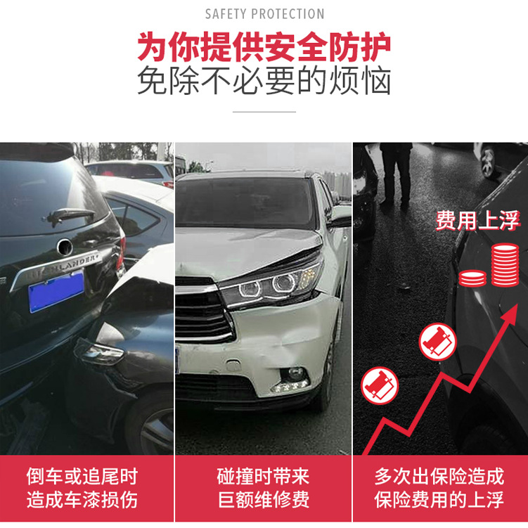 Suitable for 15-17 Toyota Highlander Modified Bumpers, Front and Rear Guard Bars, Decorative Bars, Anti-Collision Bars, Protective Bars