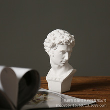 小号小卫树脂石膏雕像头像朱利亚诺·美第奇素描手办北欧风人物树