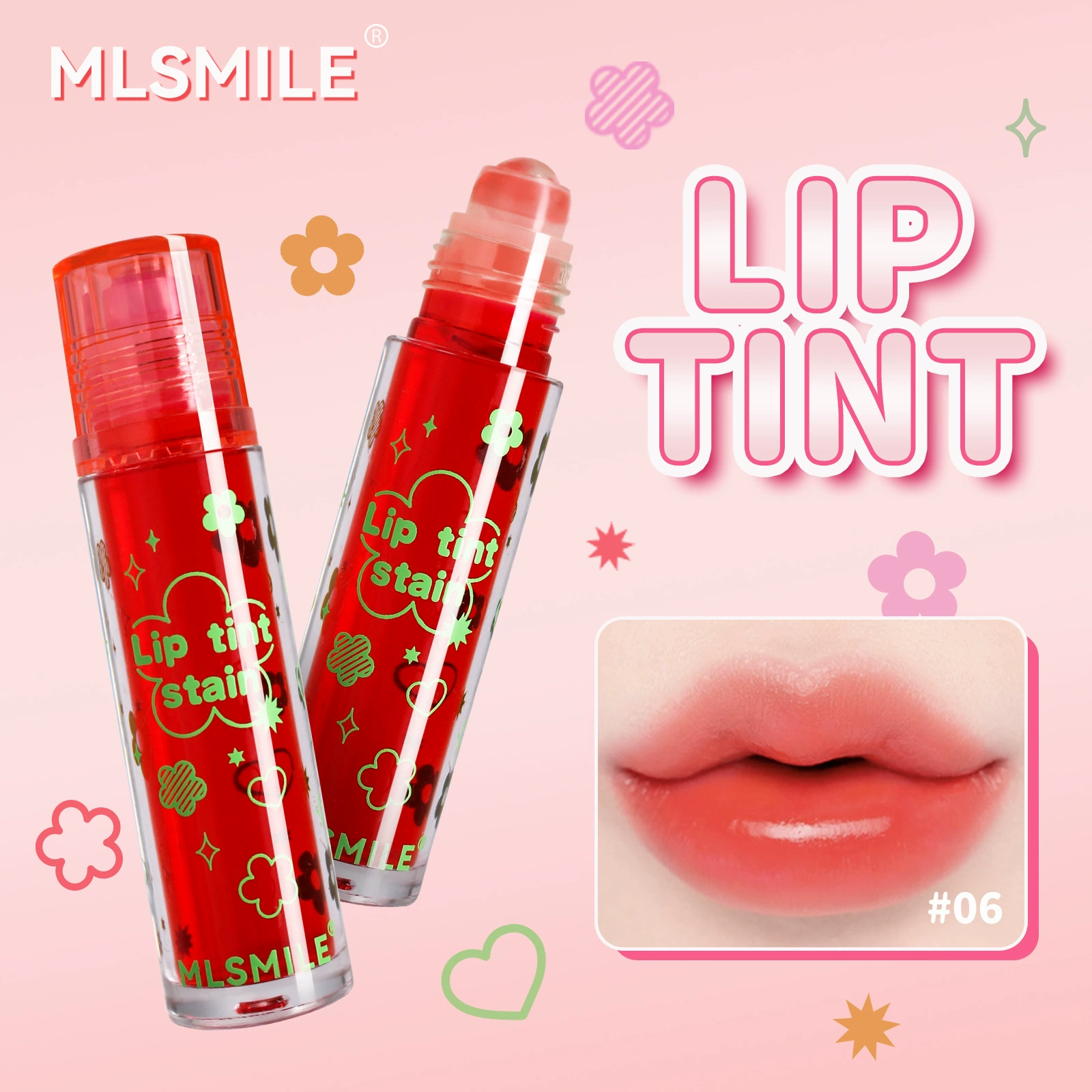 MLSMILE база под макияж, бальзам для губ, блеск для губ, прозрачная помада, (торговля через границу)