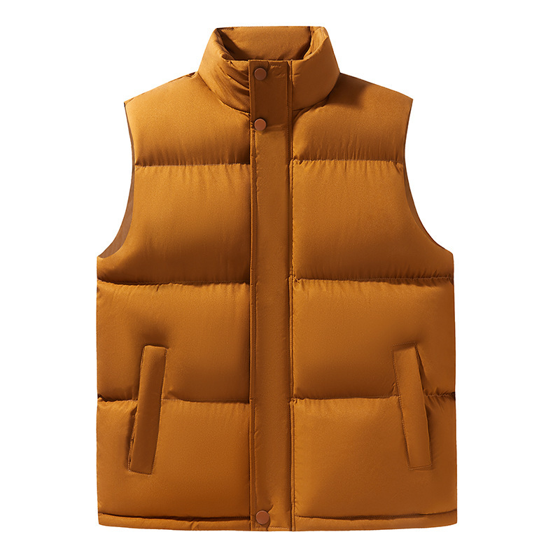 Casual down Cotton Vest Men's Autumn and Winter Youth Korean Style Slim Thickeneded Warm Vest Cotton Vest Jacket Casual down Cotton Vest Men's Autumn and Winter Youth Korean Style Slim Thickeneded Warm Vest Cotton Vest Jacket