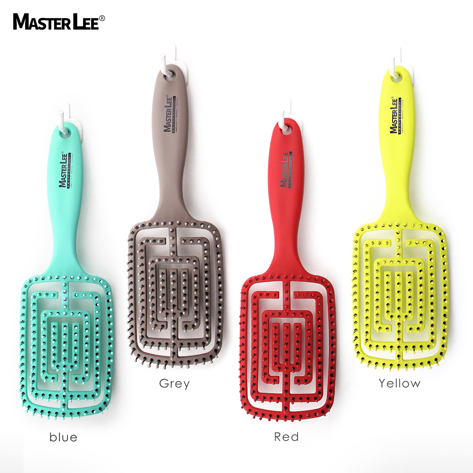 马斯特里回形蚊香梳镂空美发梳家用梳头部按摩梳顺发梳子外贸批发|ru