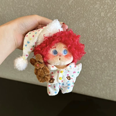 Authentic Setu Dudu Cute | Pluş açarlıqlar - polka-dot-pajamas-red-explosion-pendant