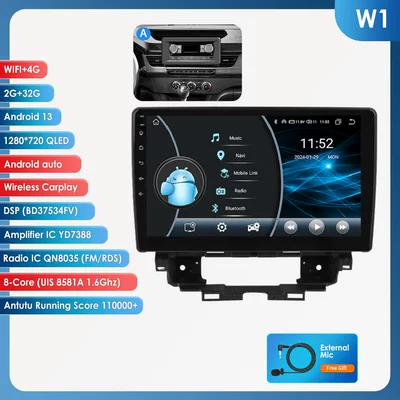DVD Navigation – car Bluetooth all-in-one machine - model-a-232g-wifi4glte-version-8581a-carplay-eight-core-10inch-suitable-for-19-25-renault-kangoo