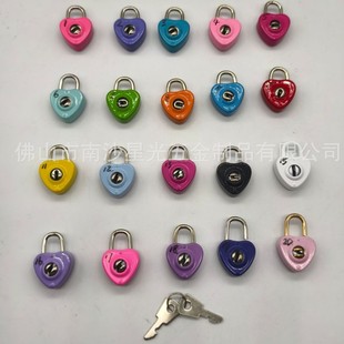 Manufacturers supply diary heart lock iron lock metal love craft lock