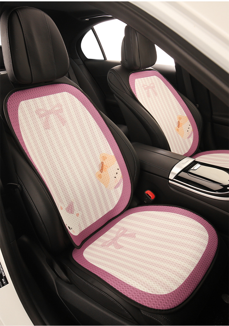 26 Types of Car Seat Cushions, Suitable for All Seasons, High-End Feel, Purple Semi-Covered Seat Cushion Covers for Women, Small Car Suv Seat Covers