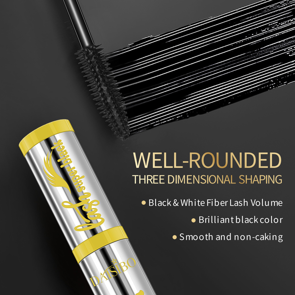 Cross-border DAISIBO three-color mascara is waterproof, sweat-proof, does not smudge, naturally curls, thickens and lengthens Item Picture