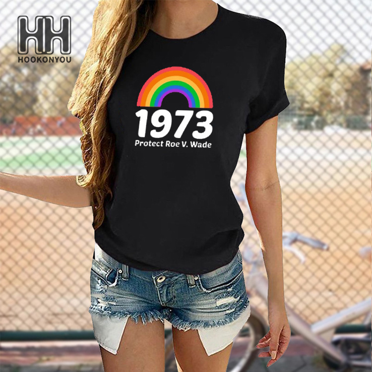 2022 Protection of protect Women's Reproductive Rights Short Sleeve ebay Female 1973T Shirts 2022 Protection of protect Women's Reproductive Rights Short Sleeve ebay Female 1973T Shirts