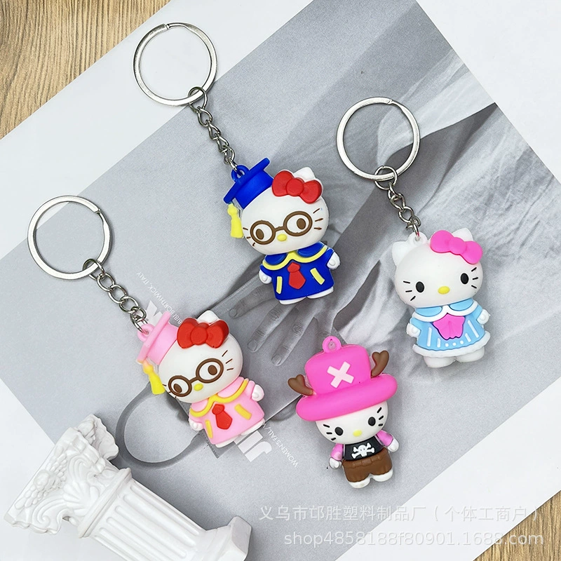 Hello Kitty, Sanrio, брелок, мультяшная подвеска, автомобильные ключи, новая коллекция