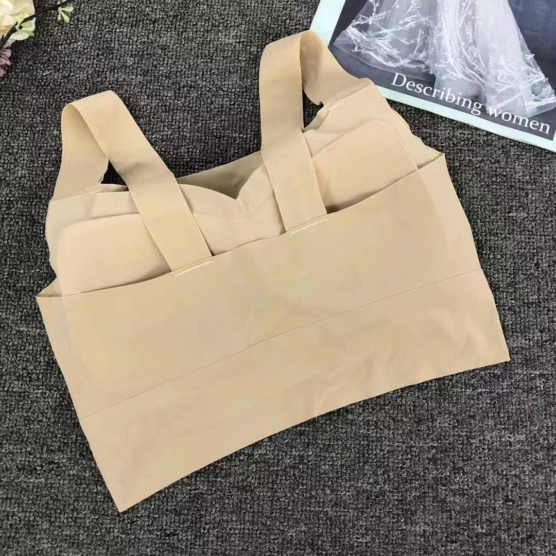 Nuevo cinturón de hombro ancho sin marcas, chaleco de alta calidad, bra de yoga, ropa interior deportiva, mujer