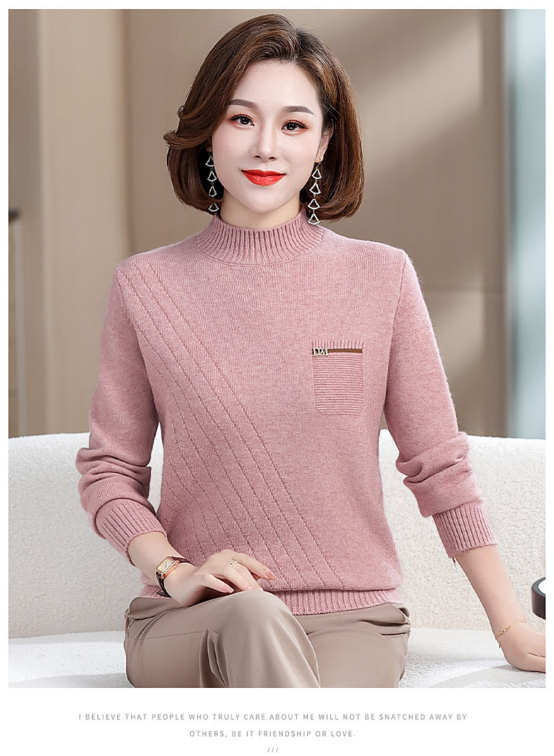 E5852 720K ÁO LEN NỮ TAIRYA BIG SIZE NGOẠI CỠ MÙA XUÂN THU ĐÔNG TRUNG NIÊN THỜI TRANG NỮ G02 SẢN PHẨM MỚI