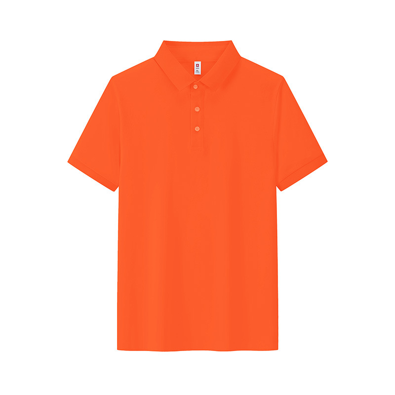 Business 7A antibacteriano Solo fresco antiarrugas color sólido solapa de manga corta ropa de trabajo camiseta de polo camisa POLO personalizada
