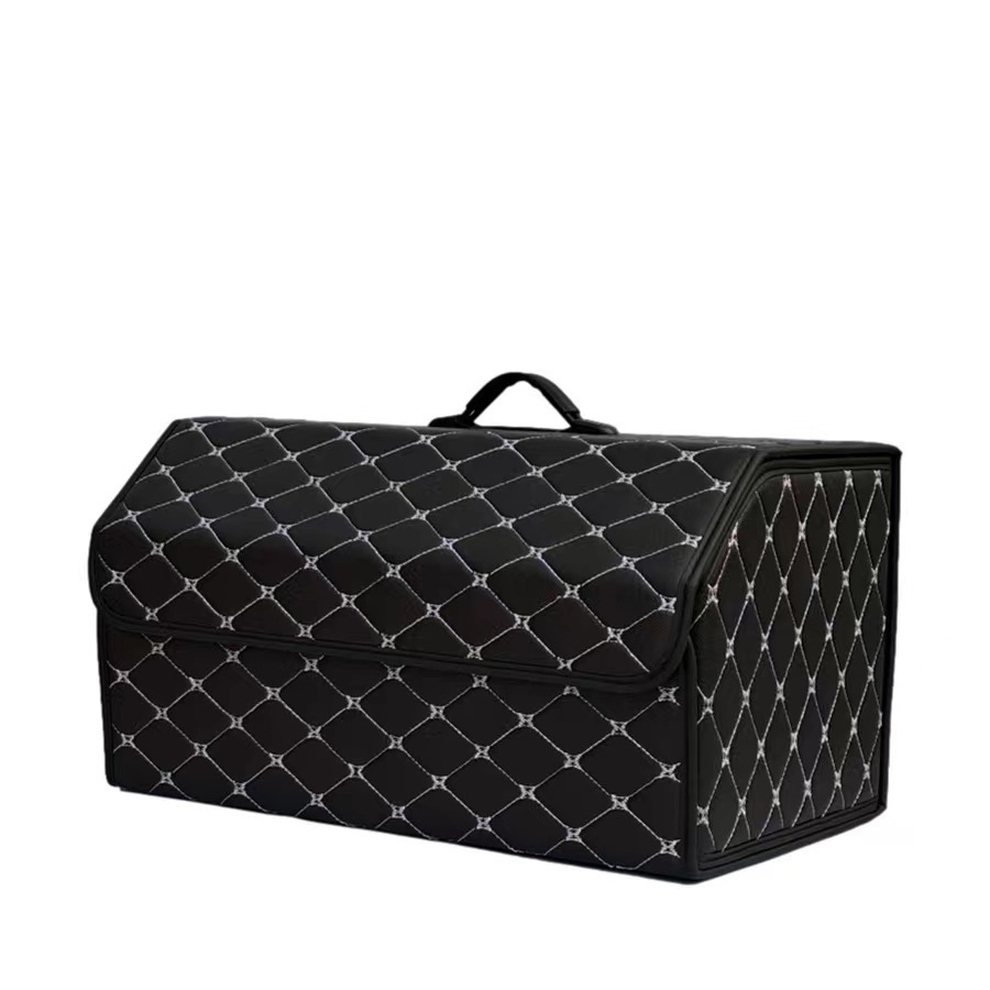 Car trunk storage box, vehicle-mounted storage box, multifunctional organizer box, large-capacity storage box, portable model
