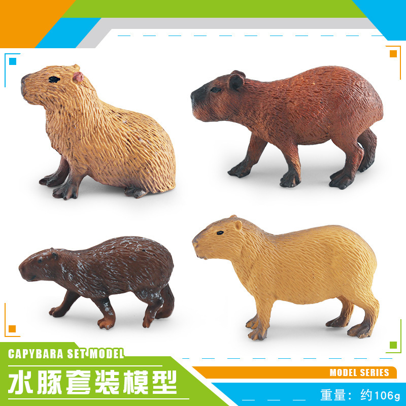 Simulación transfronteriza de animales forestales modelo de delfín de agua cognitivo infantil delfín de agua decoración de plástico estático juguete de decoración de mesa