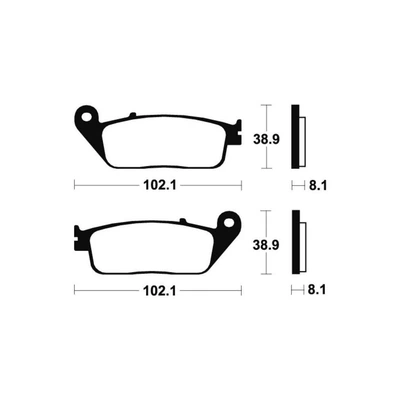Motorcycle disc brake pads Tormoz supportları