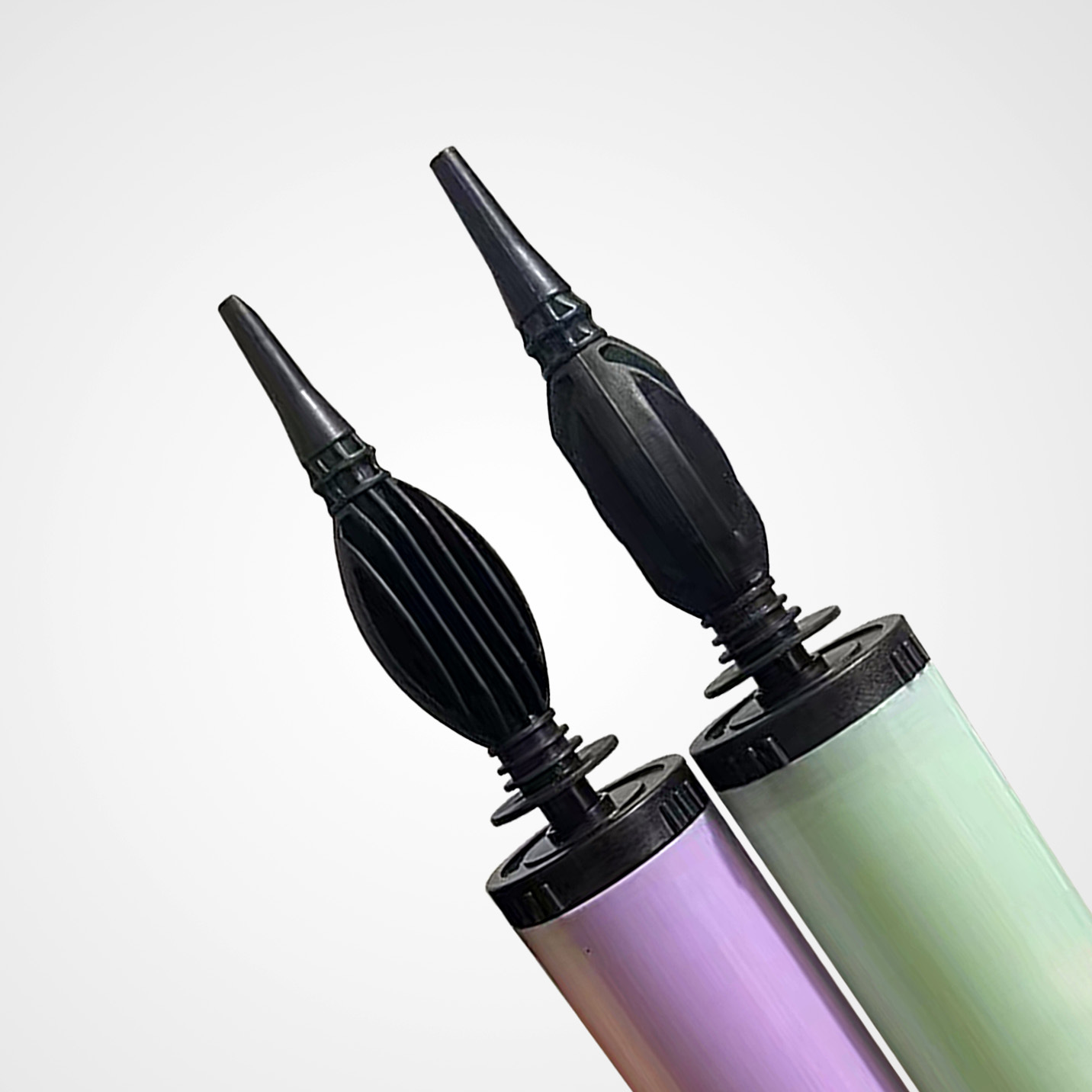 Bomba de aire de globo de mano compacta portátil macarón bomba de aire mini herramienta de inflación