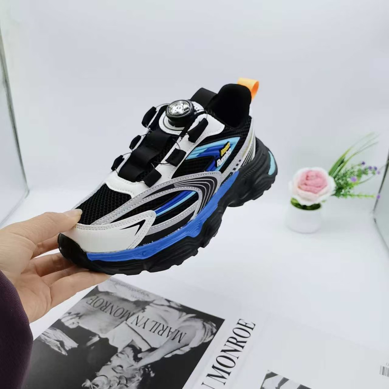 Nuevos zapatos deportivos para niños 2025 primavera nuevos zapatos para niños transpirables zapatos para correr de suela ligera zapatos para niños grandes