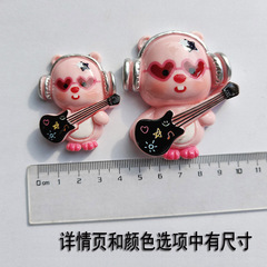 網紅可愛海狸露比loopy 鯛魚燒 樹脂飾品配件diy手機支架掛件