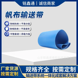 帆布橡胶输送带源头厂家规格齐全工矿粮食散料输送耐磨皮带可定制