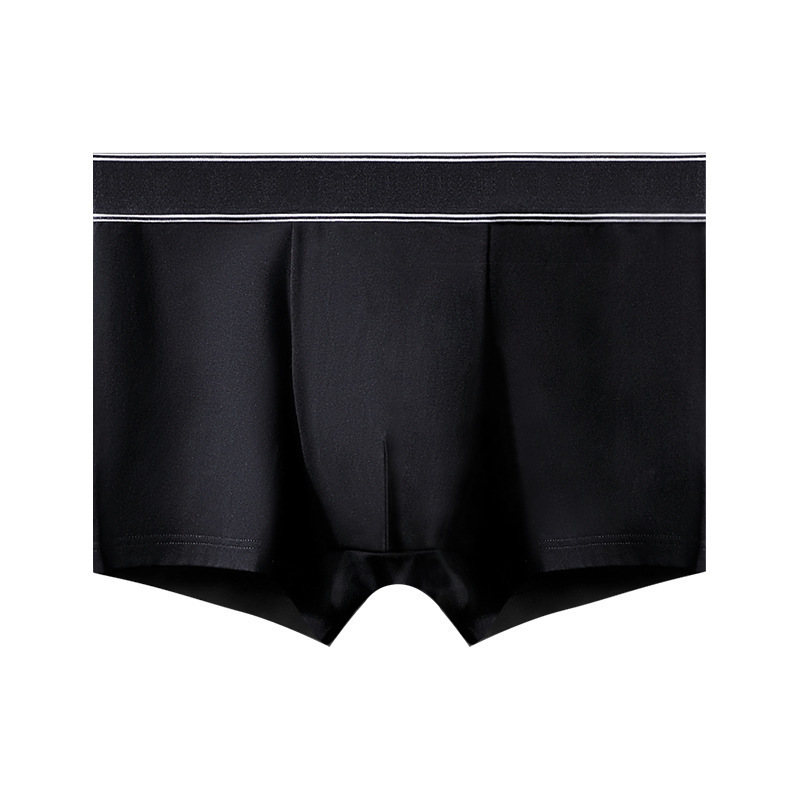 60 ropa interior de algodón de fibra larga para hombres grafeno Fondo antibacteriano algodón transpirable Mediados de cintura para hombres calzoncillos Boxer sin costuras