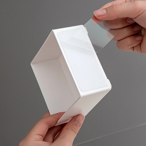 Wall camera storage rack bedside set-top box wall-mounted drill-free storage rack bedroom wall-mounted transparent storage rack