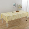 Yellow full dots on white background